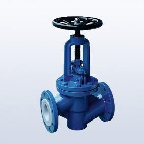 法蘭連接氮襯裏截止閥