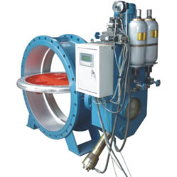 蓄能罐式液控緩閉止回蝶閥